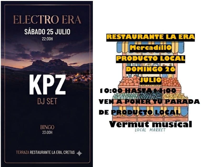 Actividades en el Restaurante La Era en Cretas