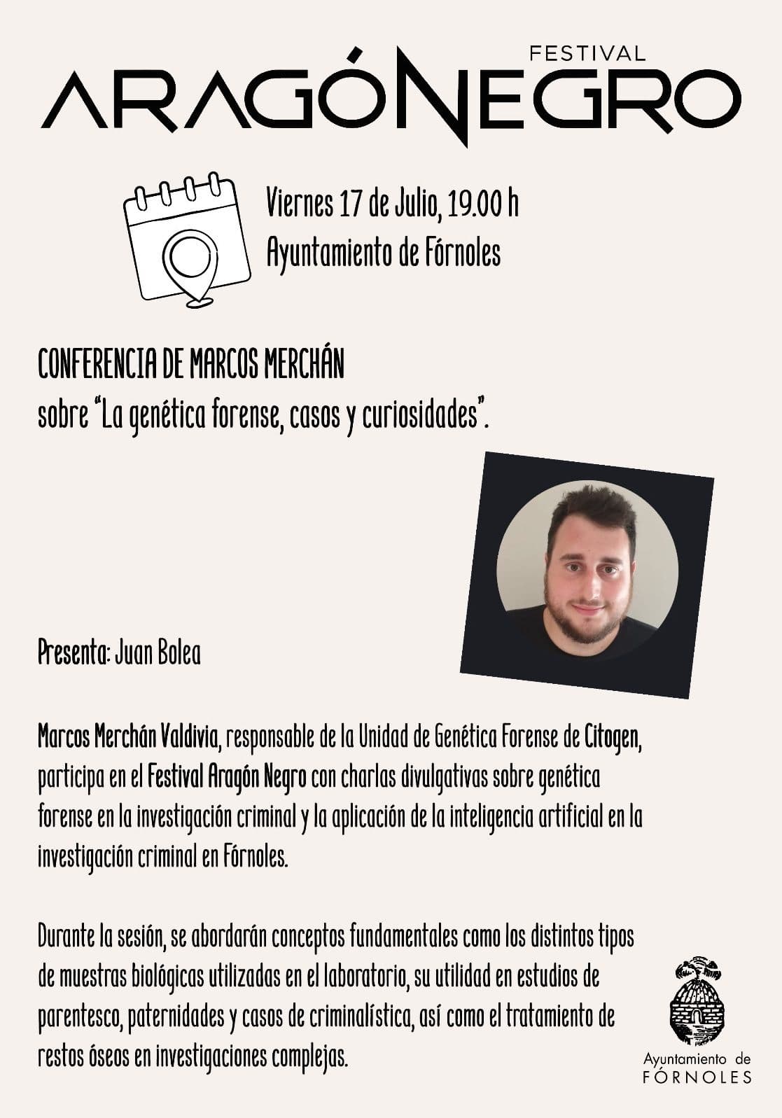 XIII Edición  Festival  Aragón Negro en Fórnoles