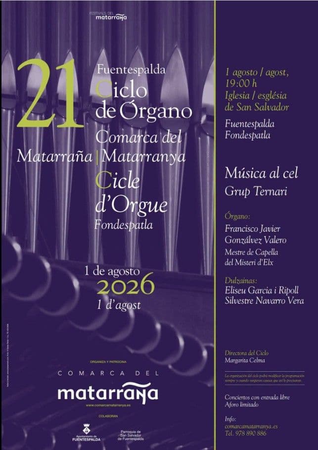 XXI Ciclo de Órgano en Fuentespalda