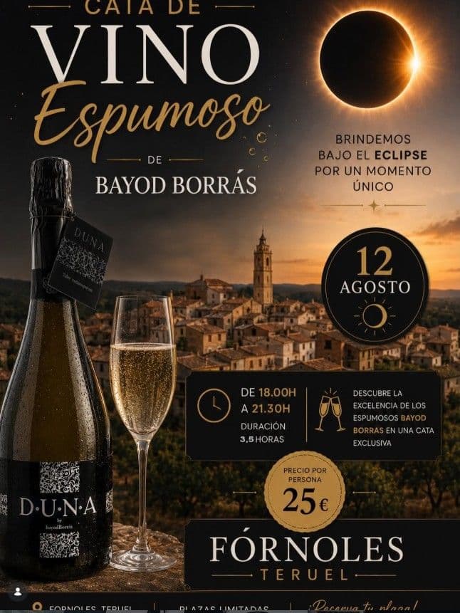 Cata de vino espumoso de Bayod Borrás