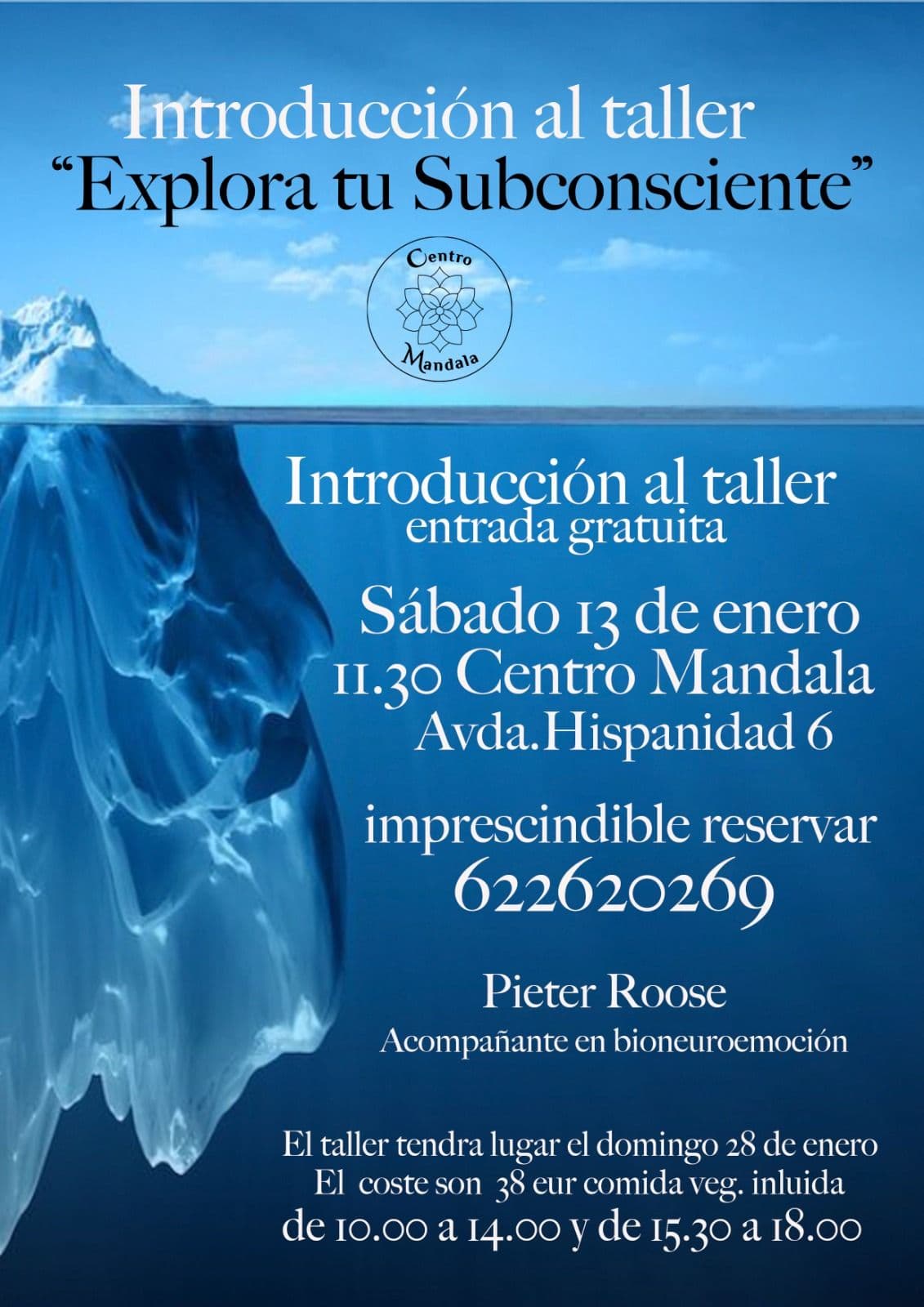 INTRODUCCIÓN AL TALLER: EXPLORA TU SUBCONSCIENTE EN CENTRO MANDALA DE VALDERROBRES