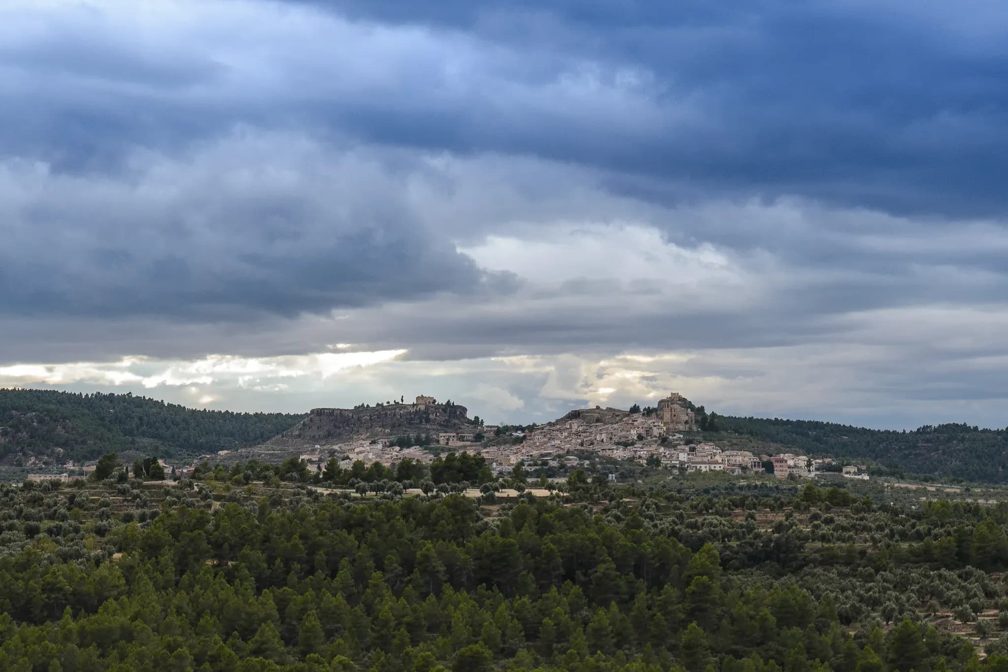 Vistas de La Fresneda, comarca del Matarraña