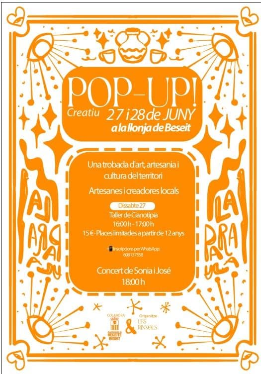 Pop-up creativo en Beceite