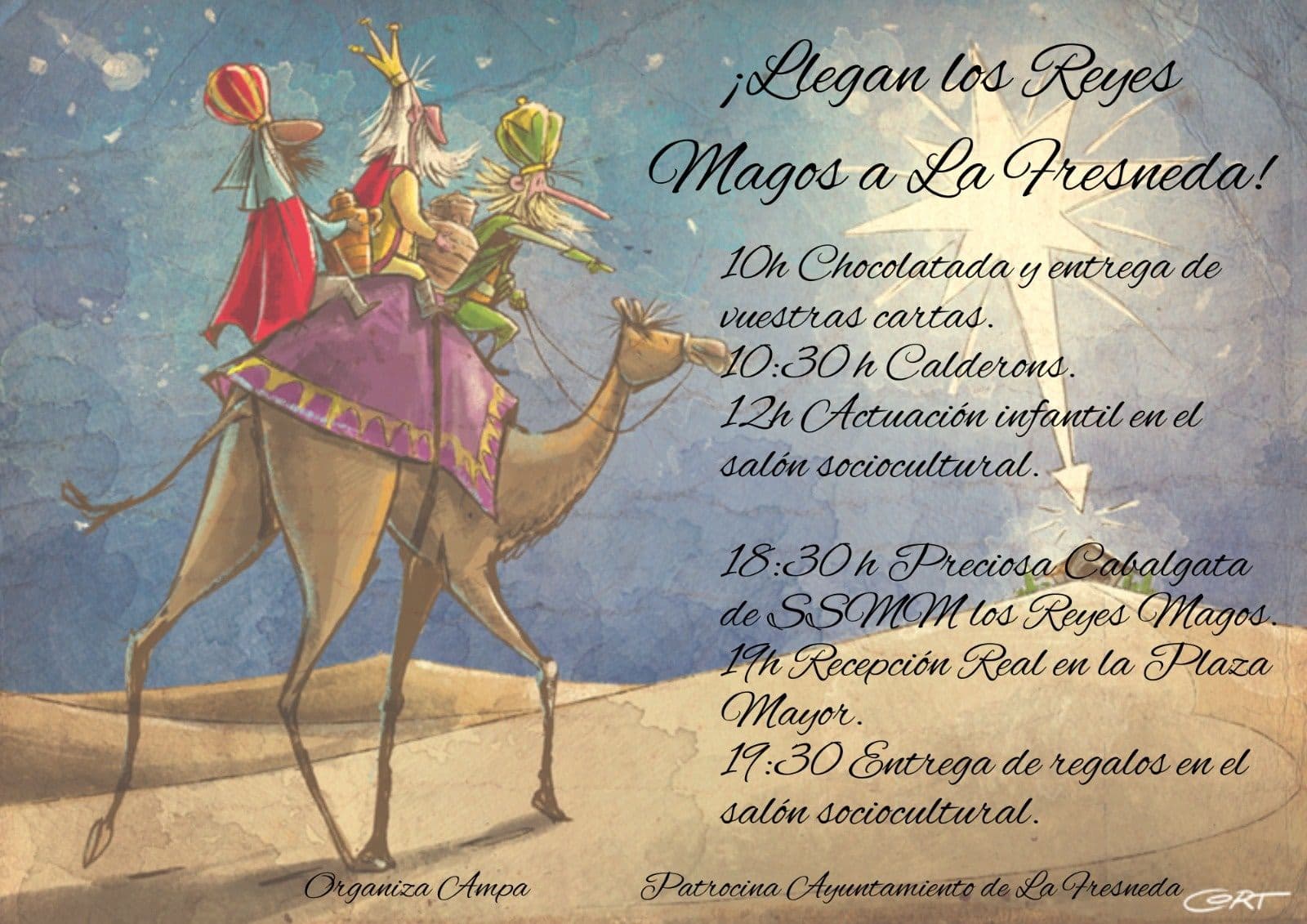 LLEGAN LOS REYES MAGOS A LA FRESNEDA