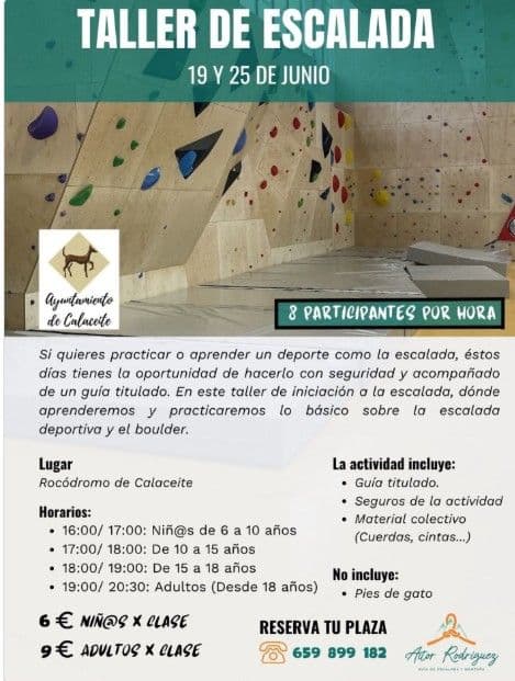 Taller de escalda en Calaceite