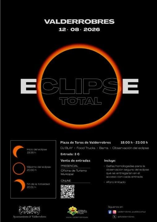 Eclipse solar en Valderrobres